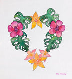 Maui Wildfire Relief Fundraiser: Original 9x11 watercolor "Heart of Aloha"