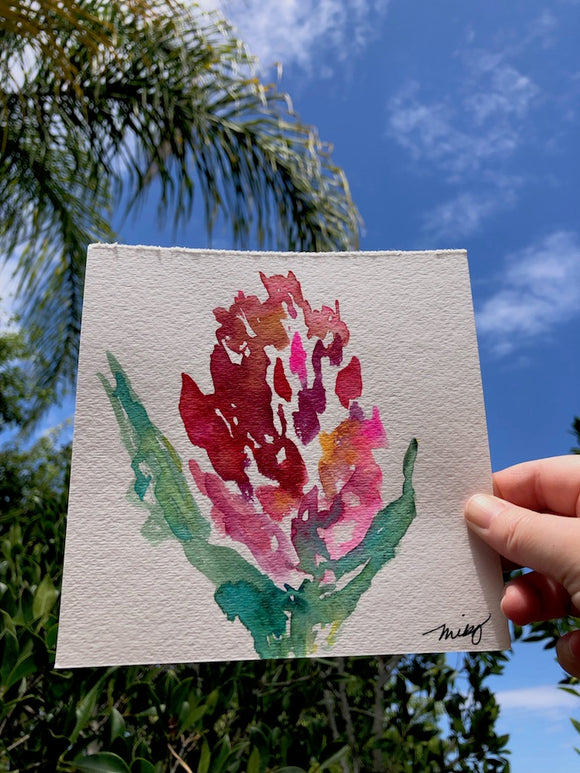 Maui Wildfire Relief Fundraiser: Original watercolor - Inspiring Ginger